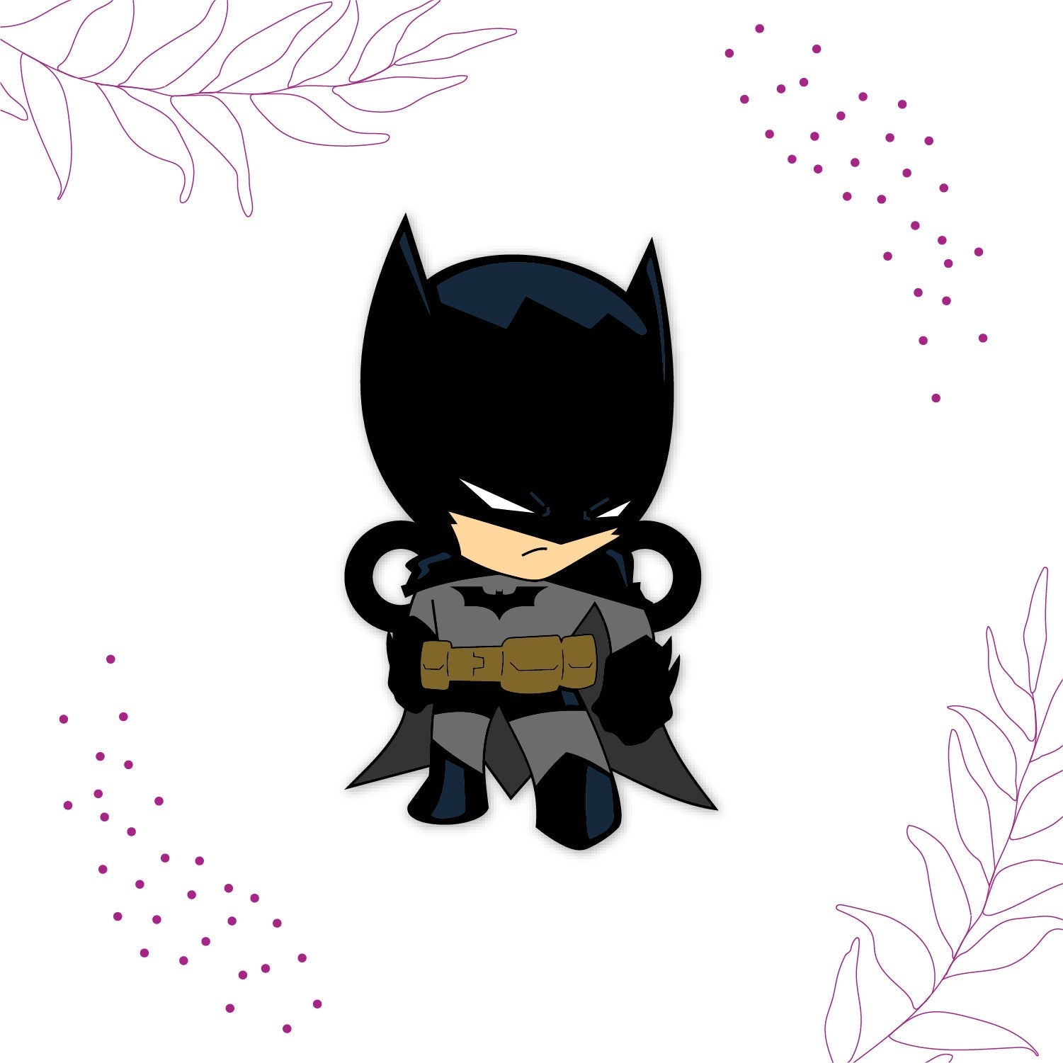 Indianvibez Batman Wooden Rakhi - Kids Rakhi - Distacart