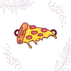 Indianvibez Bhukkad Bhai Pizza Wooden Rakhi with Rudraksha, Food Rakhi for Brother, Shop India - Kids Rakhi - Distacart
