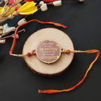 Indianvibez Big Brother Superhero Wooden Rakhi with Rudraksha, Unique Rakhi for Bhaiya, Shop India - Kids Rakhi - Distacart