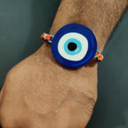 Indianvibez Evil Eye Rakhi with Rudraksha Thread, Rakhi for Brother - Kids Rakhi - Distacart