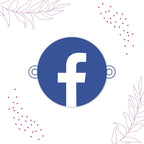 Indianvibez Facebook Wooden Rakhi with Rudraksha, Social Media Rakhi for Bro, Shop India - Kids Rakhi