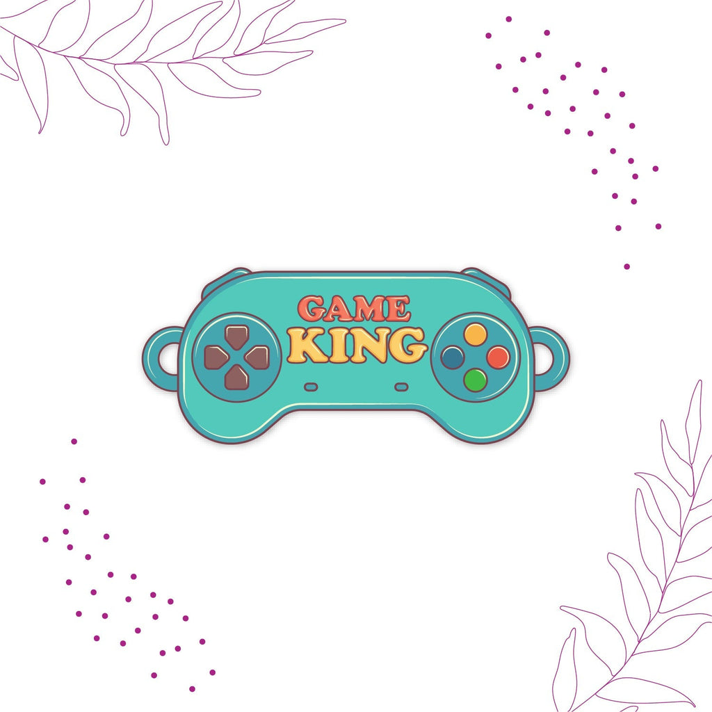 Indianvibez Gamer King Bhai Wooden Rakhi with Rudraksha, Gaming Rakhi for Bro, Shop India - Kids Rakhi - Distacart
