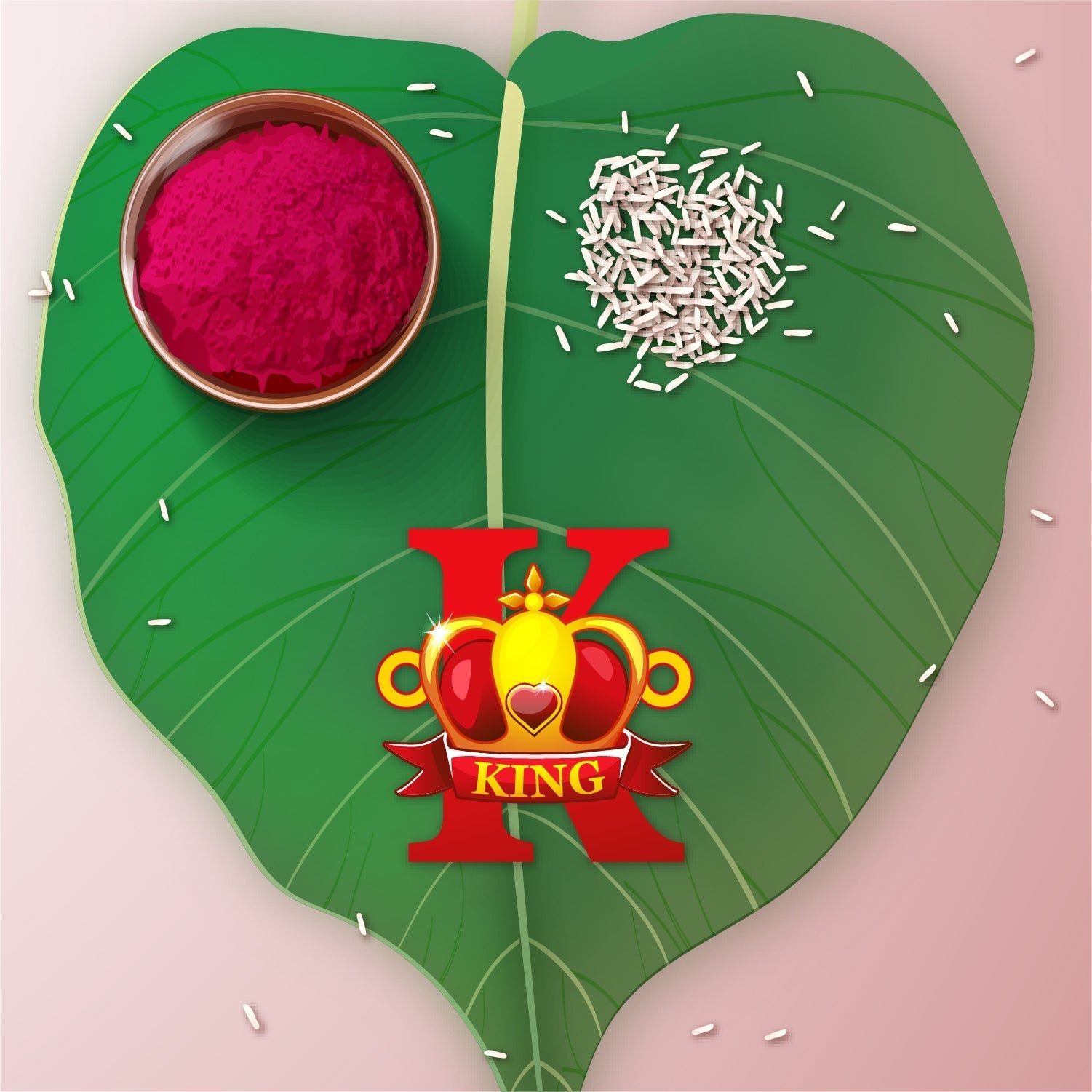 Indianvibez Royal King Bhai Wooden Rakhi, Rudraksha Rakhi for Brother - Kids Rakhi