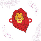 Indianvibez Mufasa Wooden Rakhi with Rudraksha, Lion King Rakhi for Brother, Shop India - Kids Rakhi - Distacart