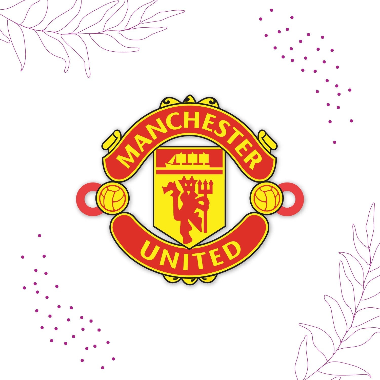 Indianvibez Manchester United Wooden Rakhi with Rudraksha, Football Rakhi for Bro, Shop India - Kids Rakhi - Distacart