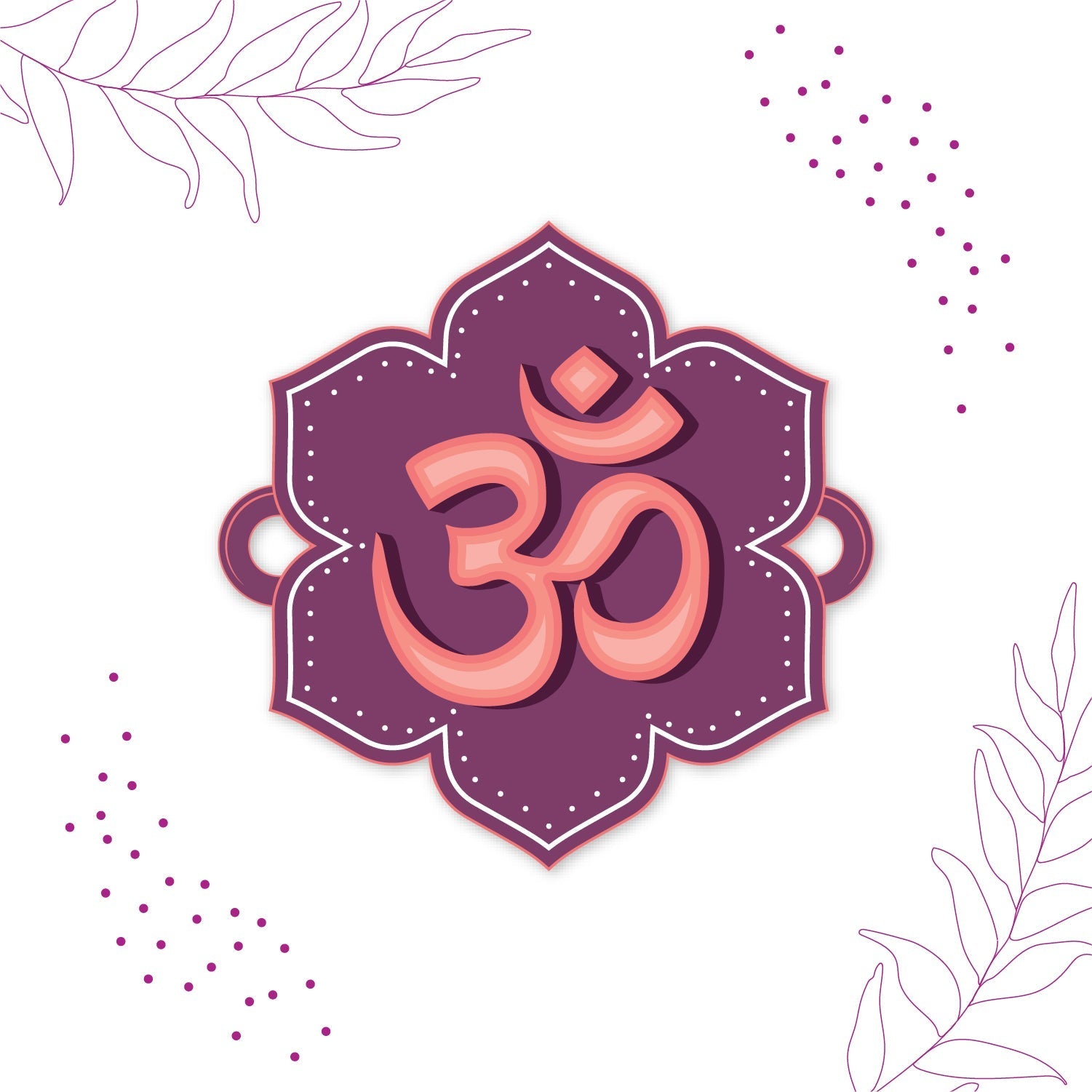 Indianvibez Om Wooden Rakhi with Rudraksha Thread, Rakhi for Brother - Kids Rakhi