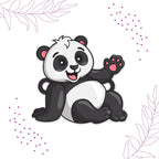 Indianvibez Panda Wooden Rakhi with Rudraksha, Cute Animal Rakhi for Brother, Shop India - Kids Rakhi - Distacart