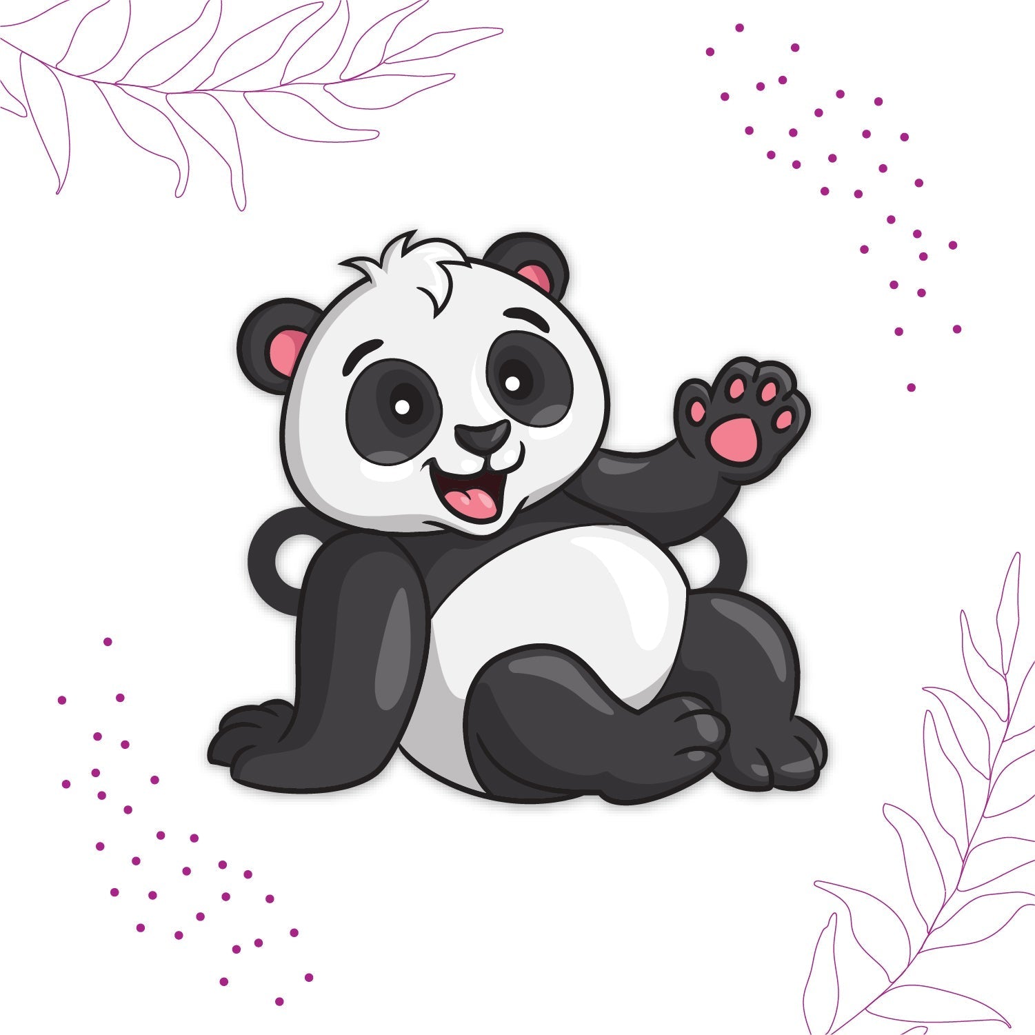 Indianvibez Panda Wooden Rakhi with Rudraksha, Cute Animal Rakhi for Brother, Shop India - Kids Rakhi - Distacart