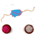 Indianvibez Pyara Bhai Wooden Rakhi with Rudraksha Thread, Rakhi for Brother - Kids Rakhi - Distacart