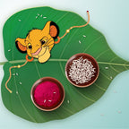 Indianvibez Simba Wooden Rakhi with Rudraksha, Lion King Rakhi for Bro, Shop India - Kids Rakhi - Distacart