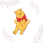 Indianvibez Winnie Pooh Wooden Rakhi with Rudraksha, Cute Rakhi for Brother, Shop India - Kids Rakhi - Distacart