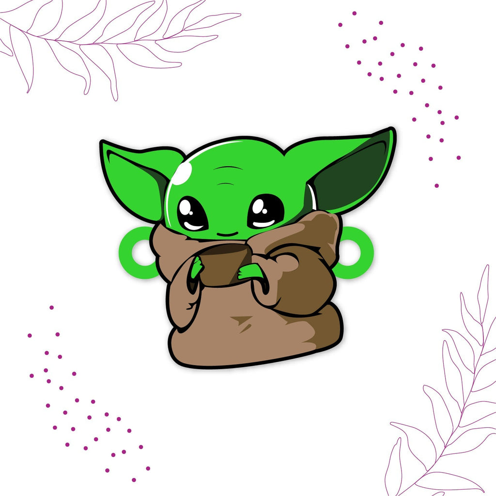 Indianvibez Yoda Wooden Rakhi with Rudraksha, Star Wars Rakhi for Bro, Shop India - Kids Rakhi - Distacart