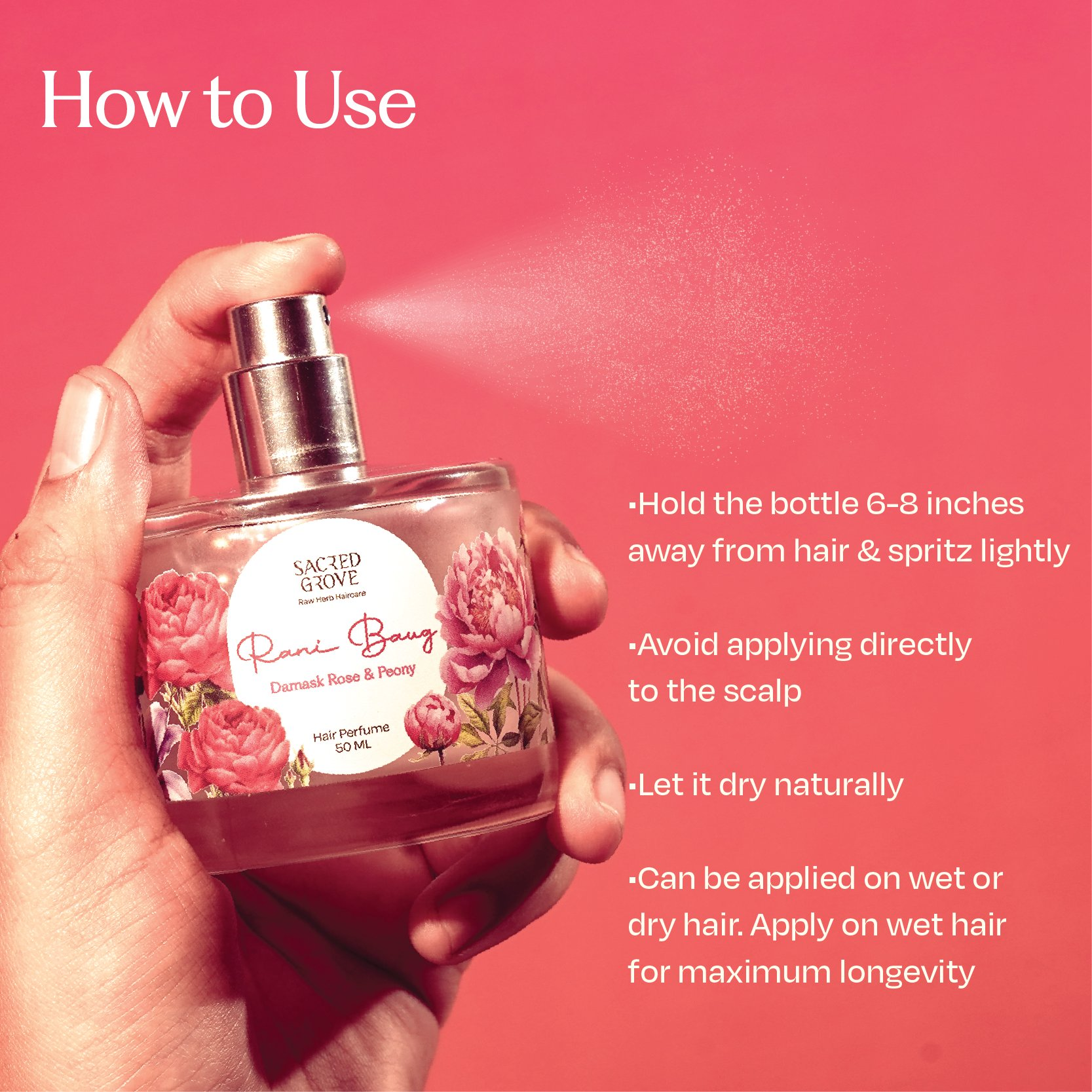 Sacred Grove Rani Baug: Hair Perfume For Women