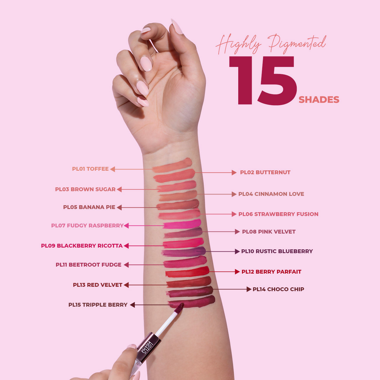Lotus Make Up Proedit Prep And Swipe Lip Color - PL14 Choco Chip