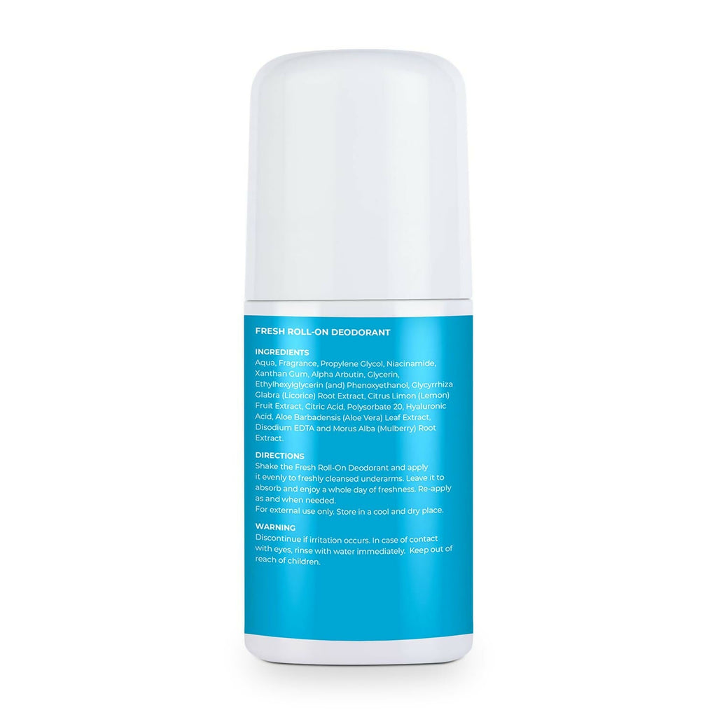 Bella Vita Fresh Natural Underarm Roll On Deodorant for Men & Women