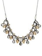 Women's Rhodium-Plated Necklace - Ruby Raang - Distacart