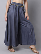 TAG 7 Women Flared Ethnic Palazzos