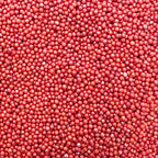 confect red disco balls sprinkles 2 mm 120 gms