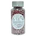 confect red disco balls sprinkles 4 mm 120 gms