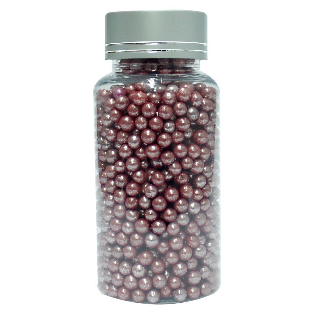 confect red disco balls sprinkles 5 mm 120 gms