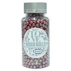 confect red disco balls sprinkles 6 mm 120 gms