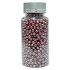 confect red disco balls sprinkles 6 mm 120 gms