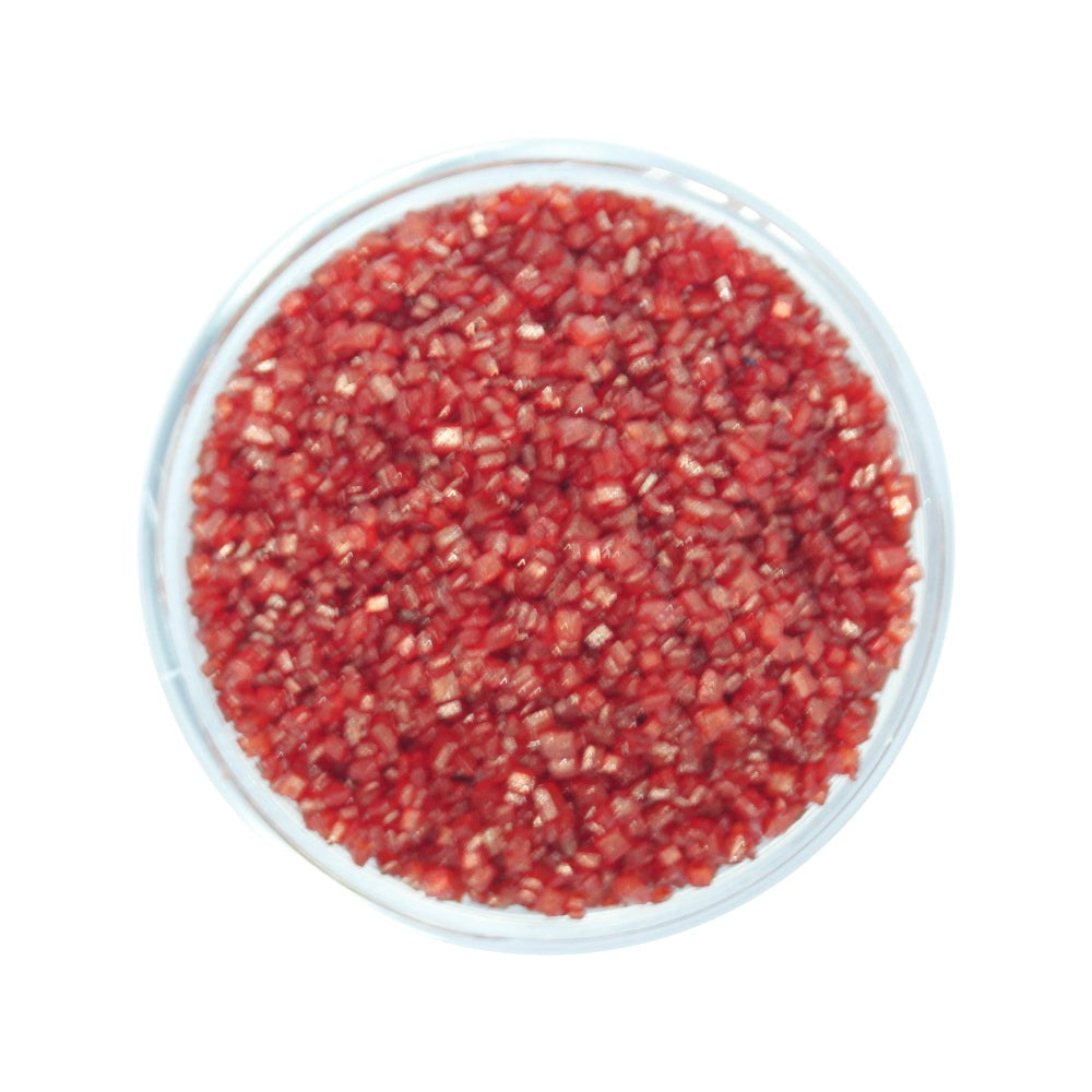 red sparkling sugar100 gms