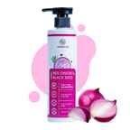 Careberry Organic Red Onion & Black Seed Stimulating Shampoo For Anti Hair Fall
