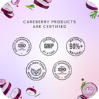 Careberry Organic Red Onion & Black Seed Stimulating Shampoo For Anti Hair Fall