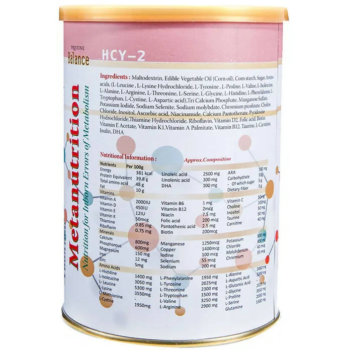 Pristine Balance Metanutrition HCY-2 (3 Years & Above)