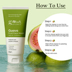 Globus Naturals Guava Fruit Face Wash with Vitamin E & Retinol - Distacart