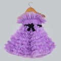 Pink Cow Fashions Purple Frilled Dress