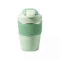 Wosta Travel Coffee Mug with Lid and Straw Tumbler - 480ml (Green)