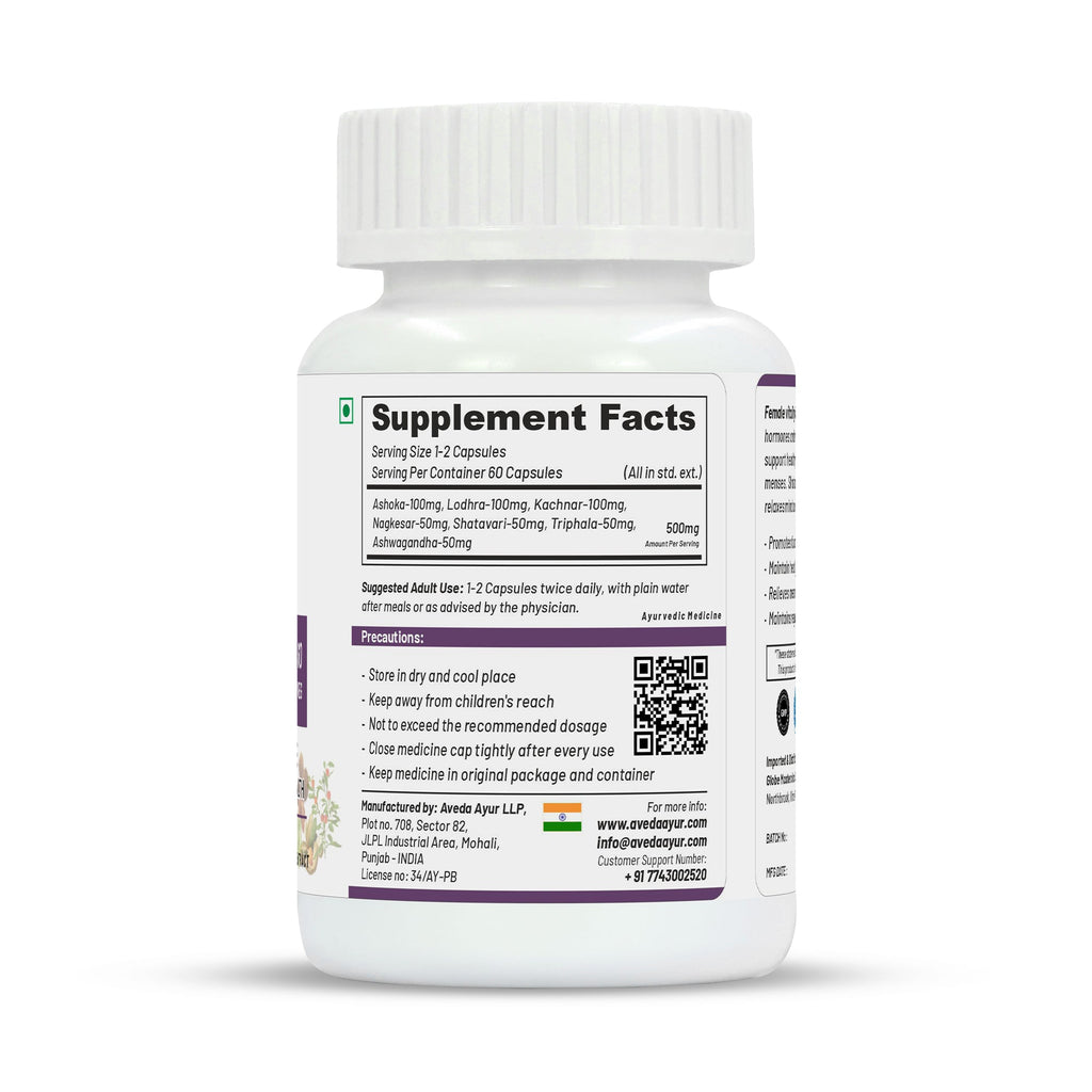 Life Aveda Premium Female Vitality Capsules - Distacart