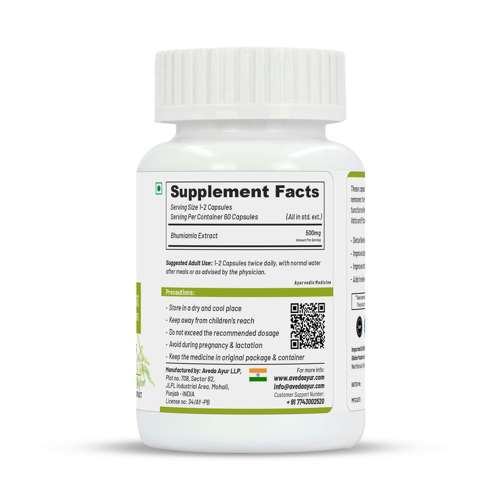 Life Aveda Bhumi Amla Capsules - Distacart