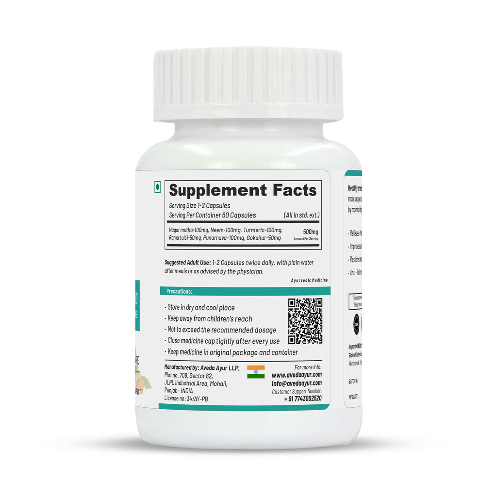 Life Aveda Premium Healthy Prostate Capsules - Distacart
