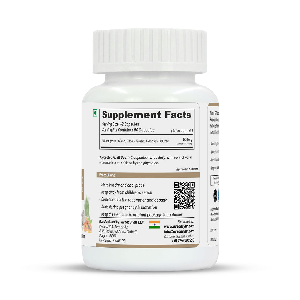 Life Aveda Plato G Plus Veg Capsules - Distacart