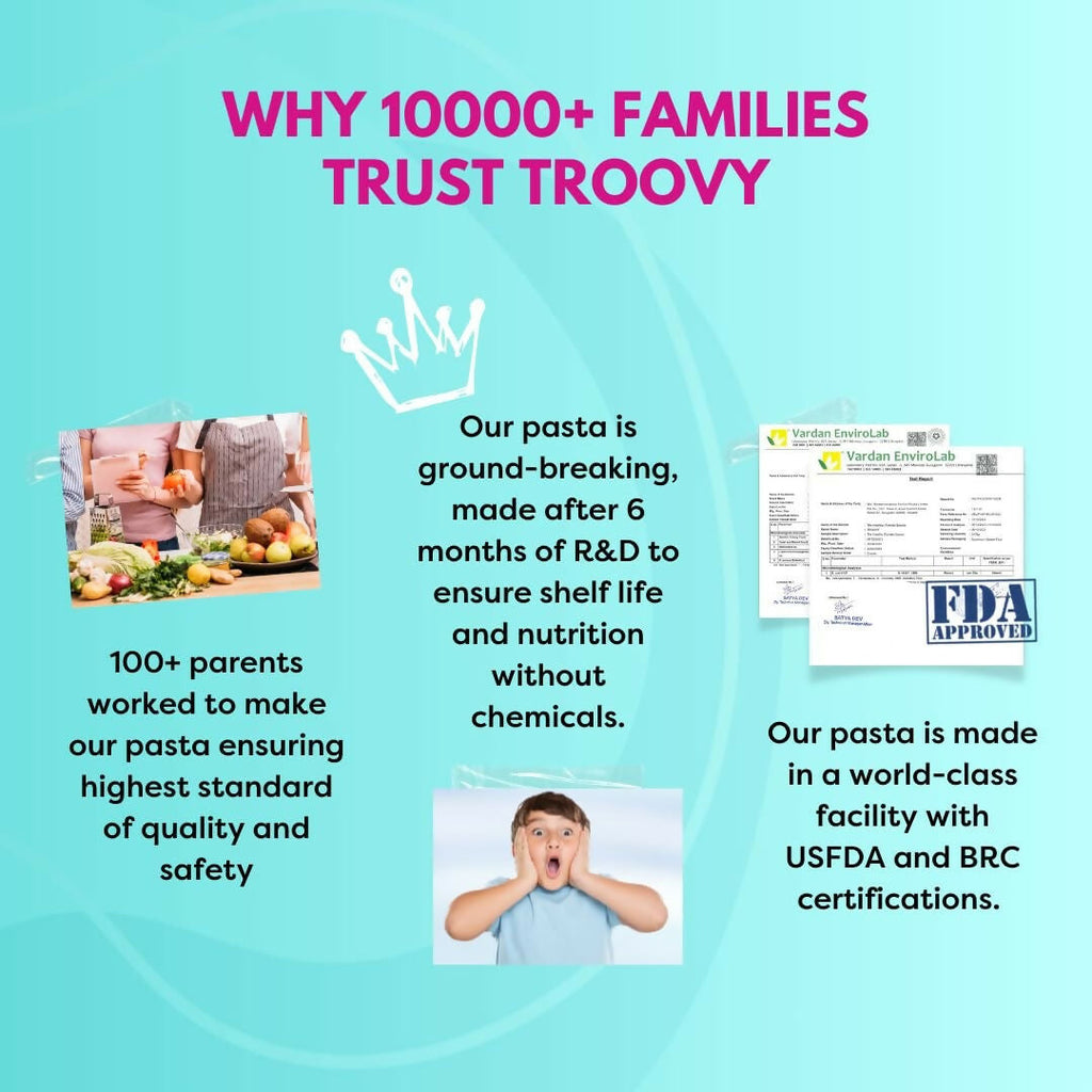 Troovy Millet Macaroni Pasta Protein & Iron rich