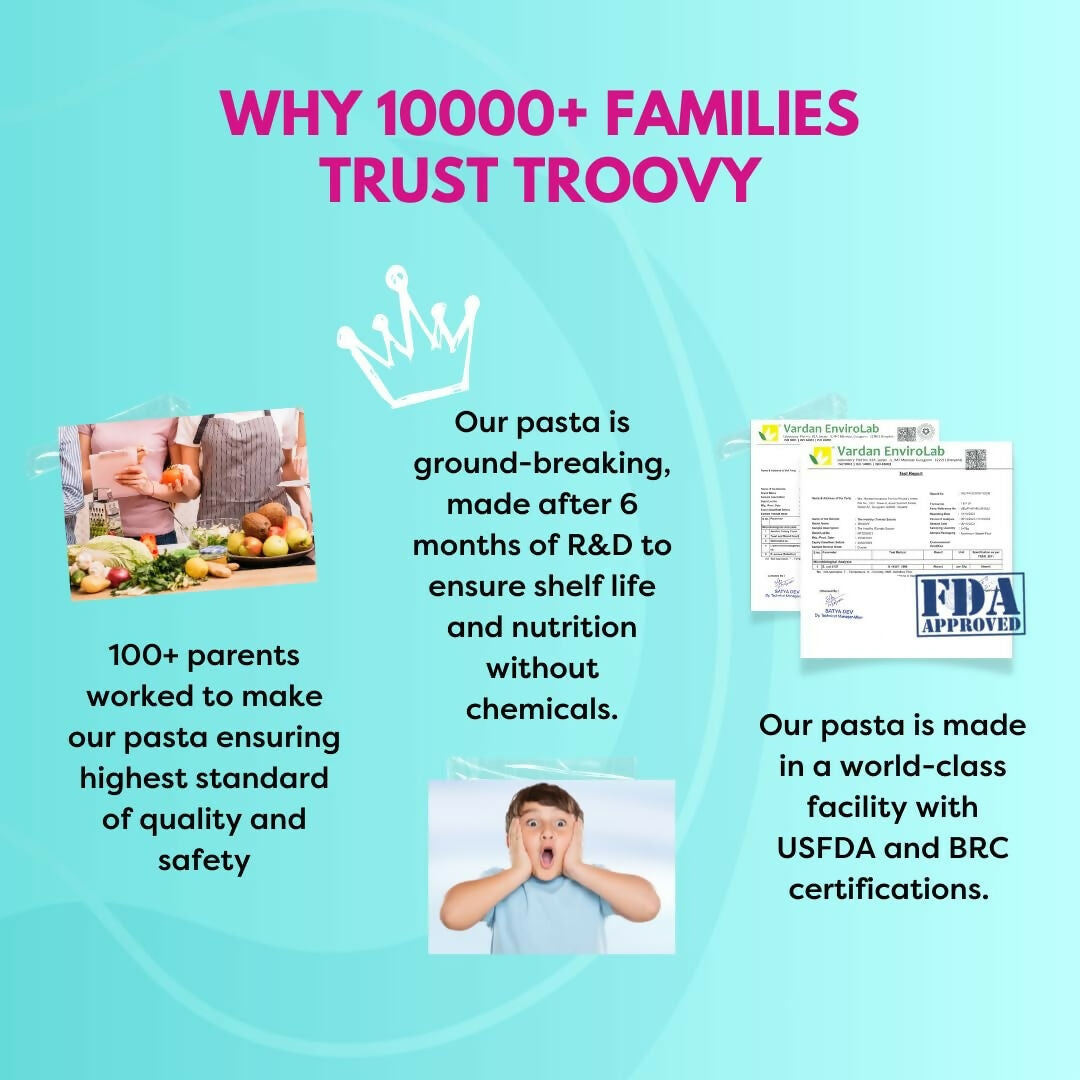 Troovy Millet Macaroni Pasta Protein & Iron rich