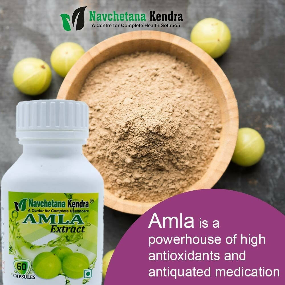 Navchetana Kendra Amla Extract Capsules - Distacart