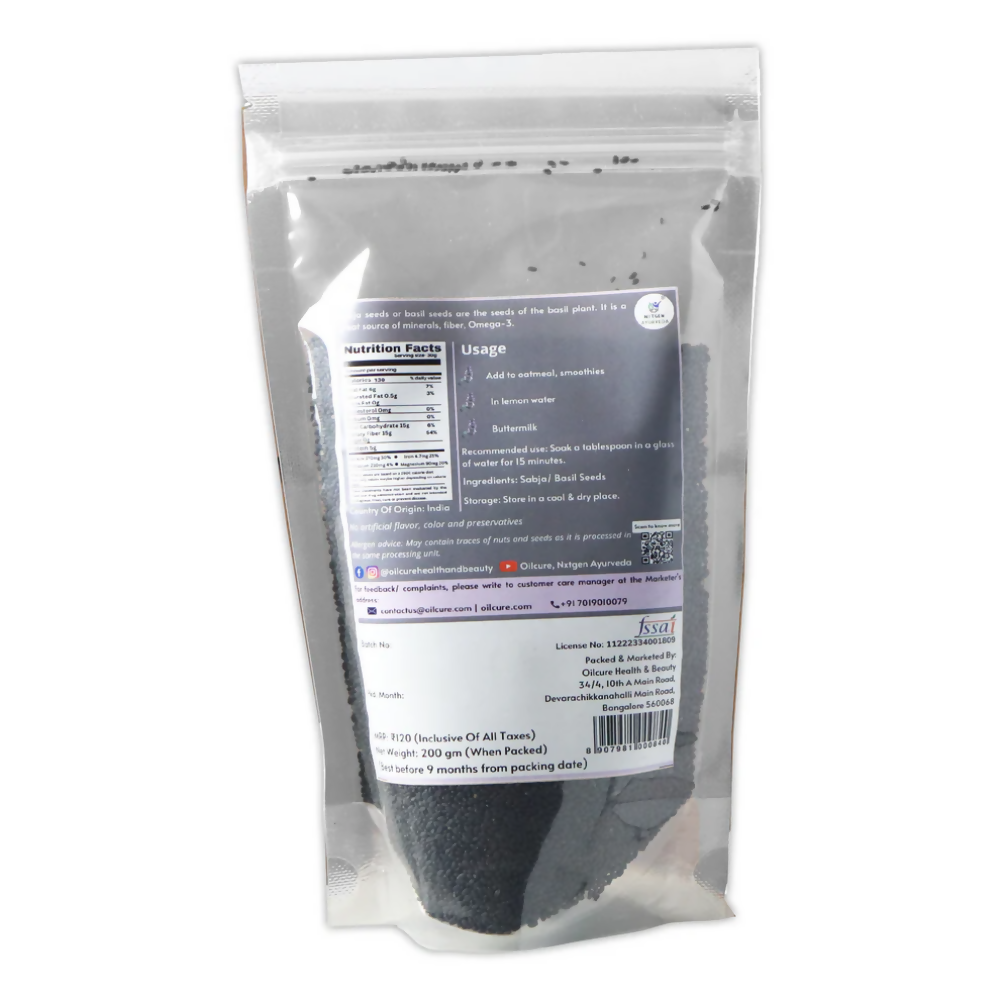 Nxtgen Ayurveda Sabja/ Basil Seeds
