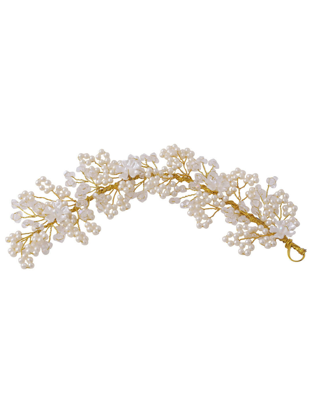 NVR Women Embellished Beaded Hair Accessory Set