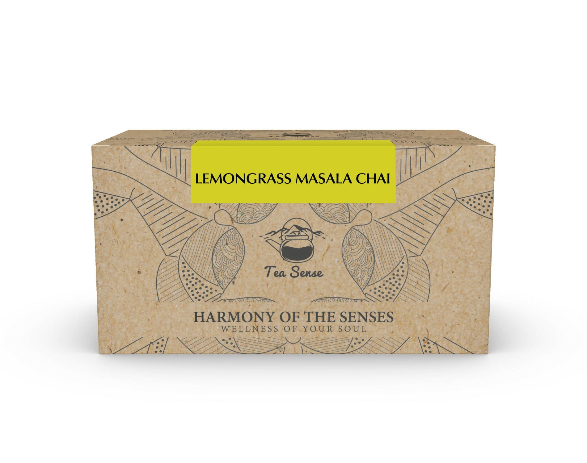 Tea Sense Lemongrass Masala Chai Bags Box - Distacart