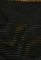 Mominos Fashion Moeza Black Bhagalpuri Handloom Silk Raj Shree Saree with unstitched Blouse piece - Distacart