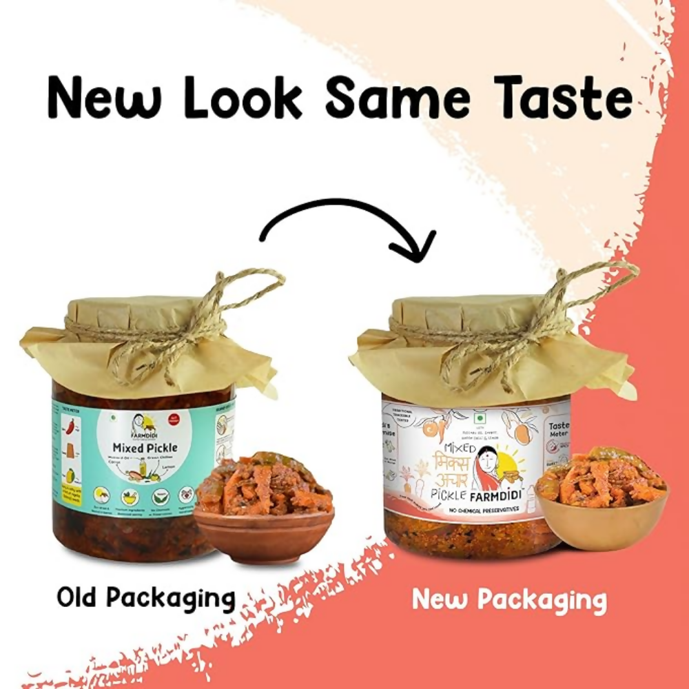 FarmDidi Mixed Pickle - Tangy & Salty