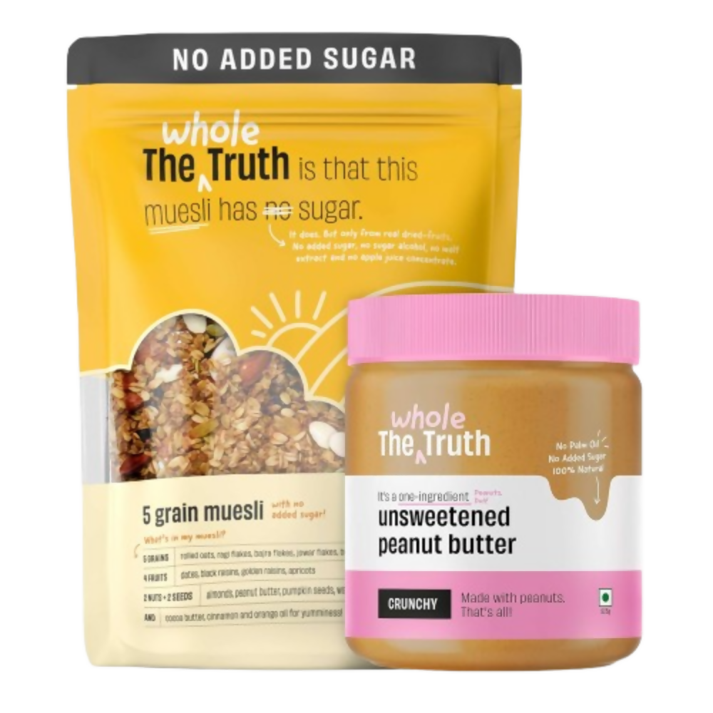The Whole Truth Unsweetened Peanut Butter Crunchy + Muesli - Breakfast - Distacart