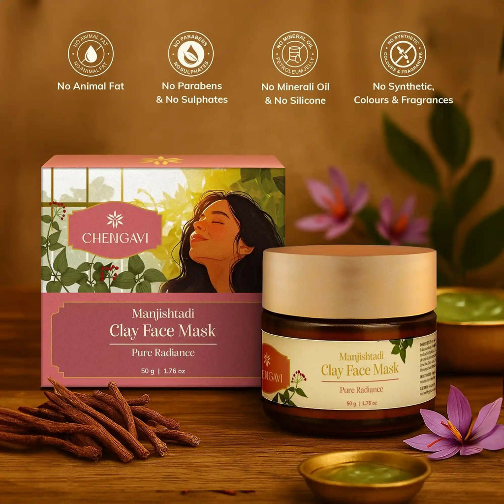 Chengavi Manjishtadi Clay Face Mask
