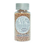 confect rose gold disco balls sprinkles 4 mm 120 gms