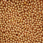 confect rose gold disco balls sprinkles 4 mm 120 gms