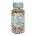 confect rose gold disco balls sprinkles 5 mm 120 gms